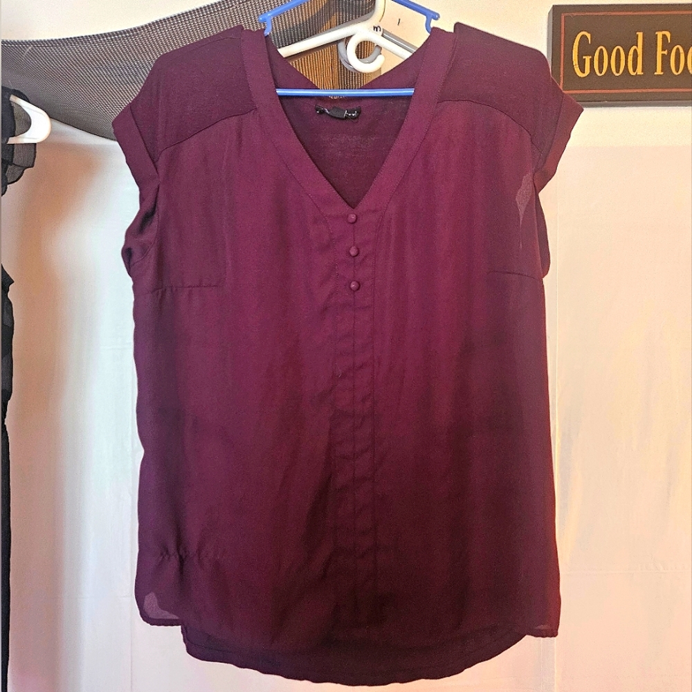Maroon/purple blouse